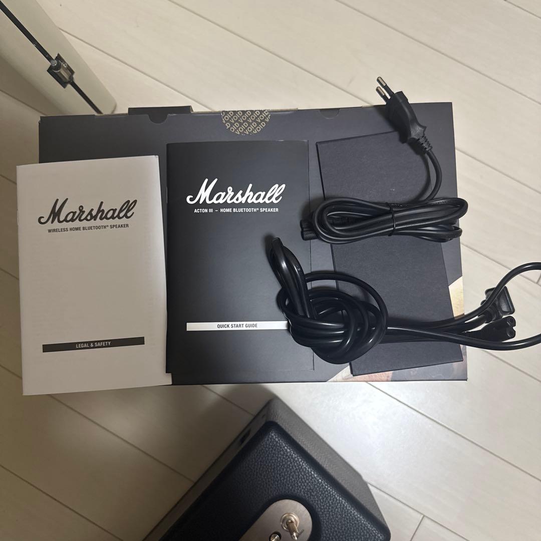 マーシャル　ACTON III　Marshall ワイヤレススピーカーほぼ新品