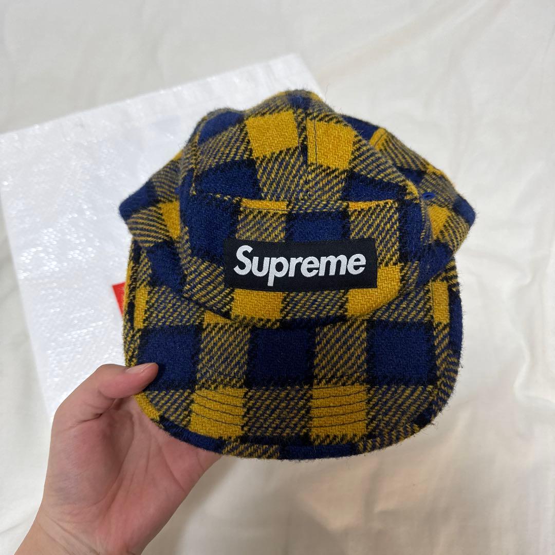 Supreme【25SS】Harris Tweed Wool Camp Cap