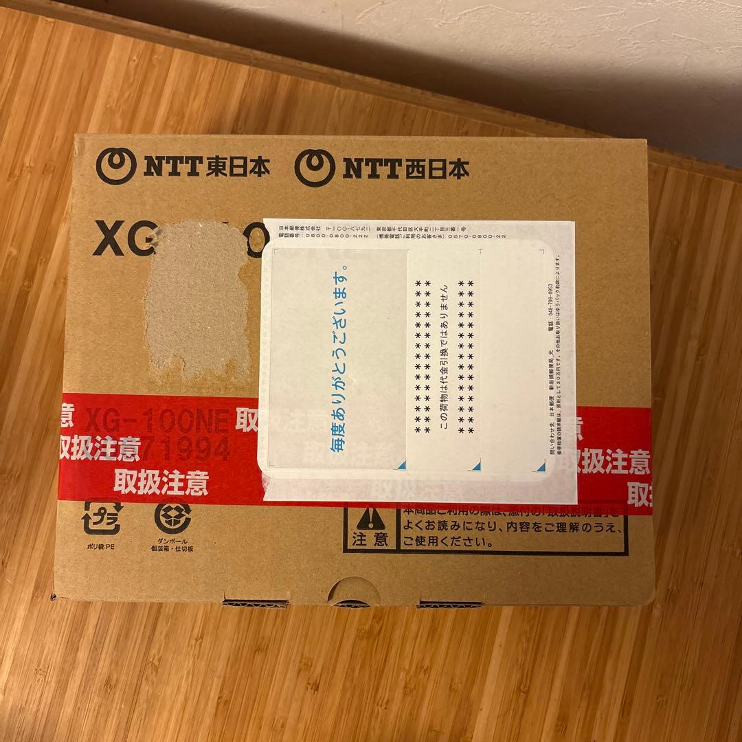 NTT XG-100NE ルーター