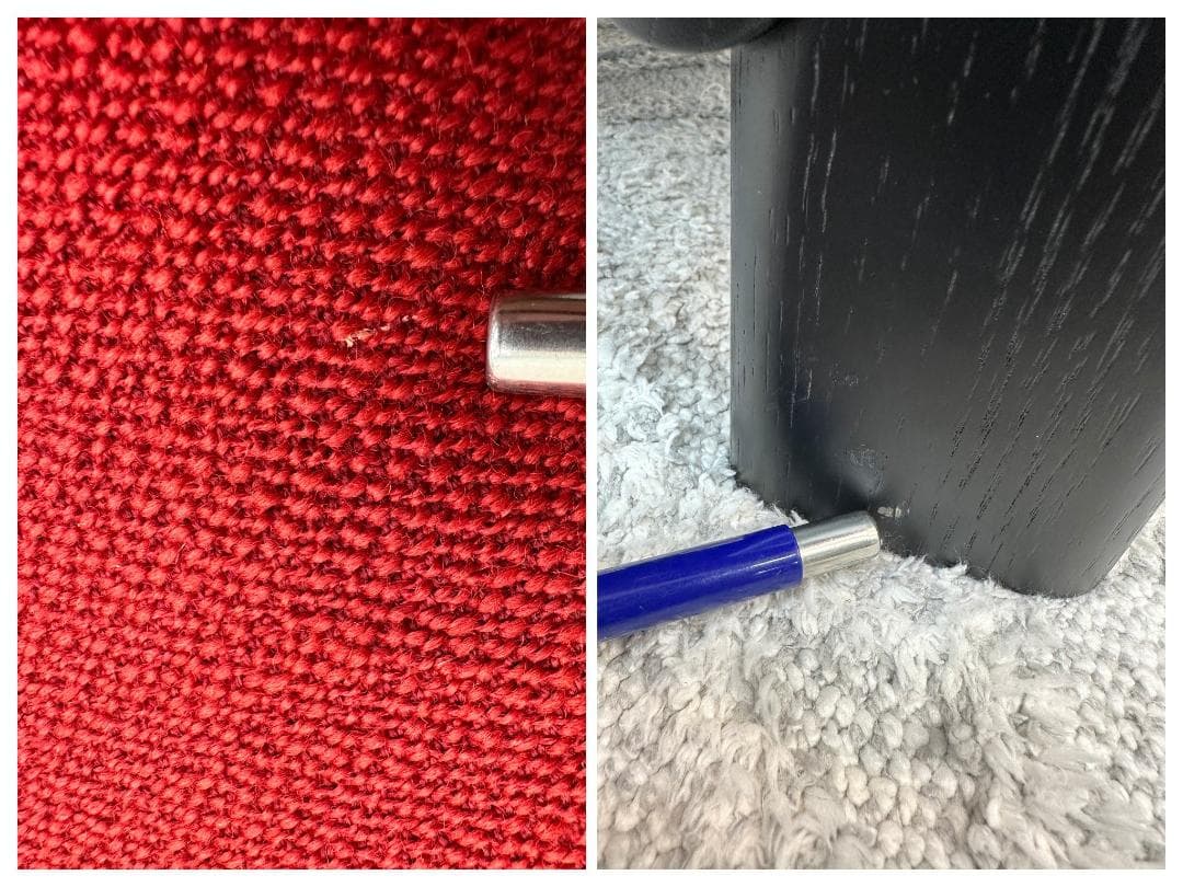 カリモクニュースタンダード■エレファントソファ　オットマン　レッド　シンプル　赤