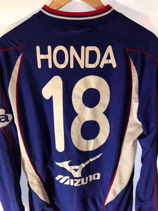 非売品MIZUNO NOTICEofHONDA「18」本田圭佑長袖Oユニフォーム