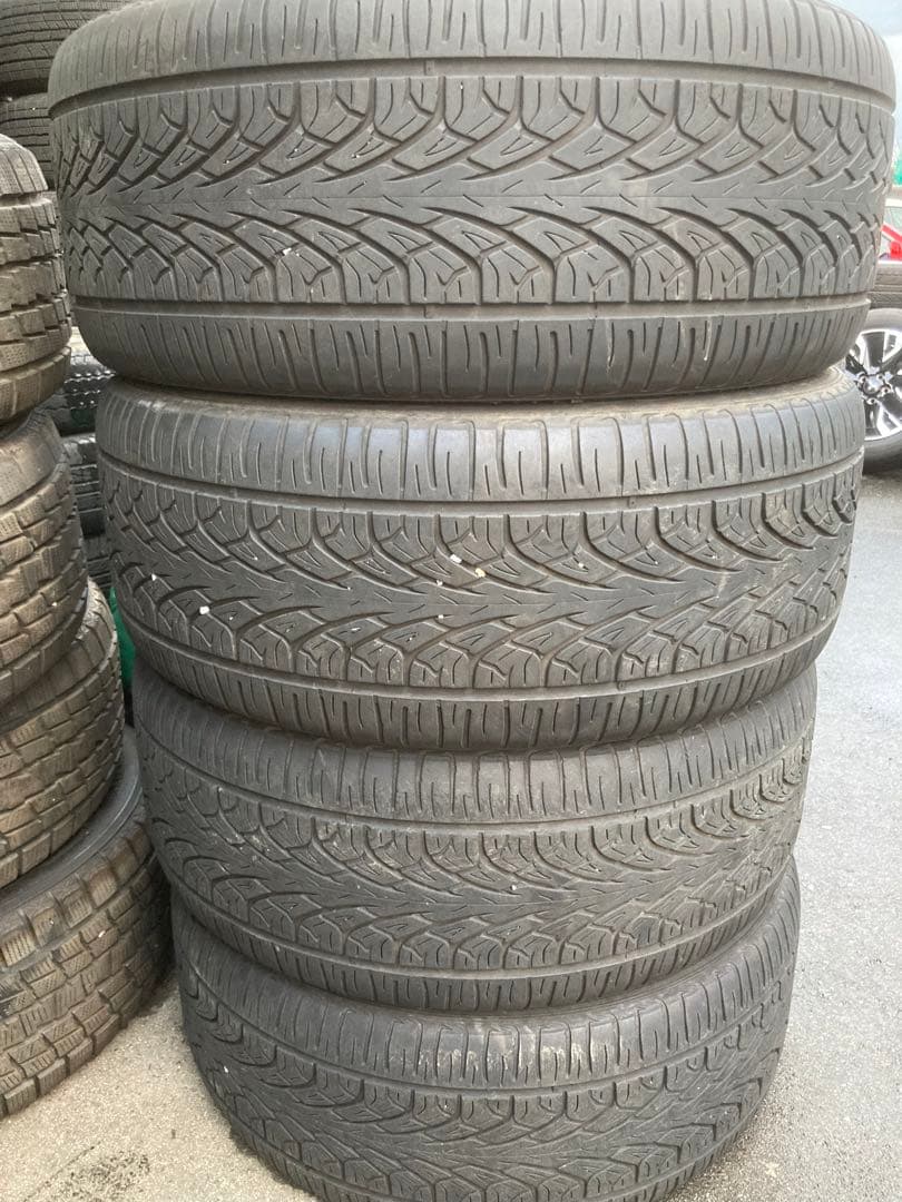 タイヤバリ溝！美品！フルメッキ！DECORSA 22インチアルミ　ランクル等