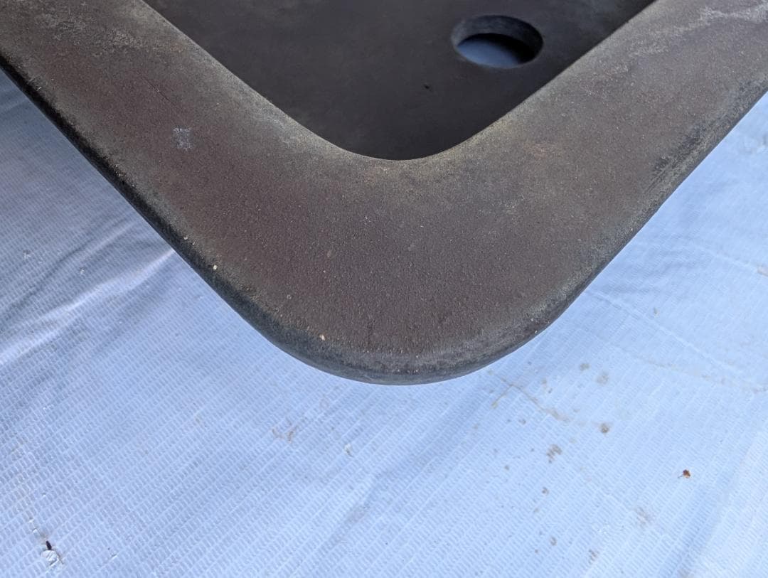 【大型盆栽鉢】一友印 長方形 55.5×40×13cm 無釉 植木鉢 盆栽鉢