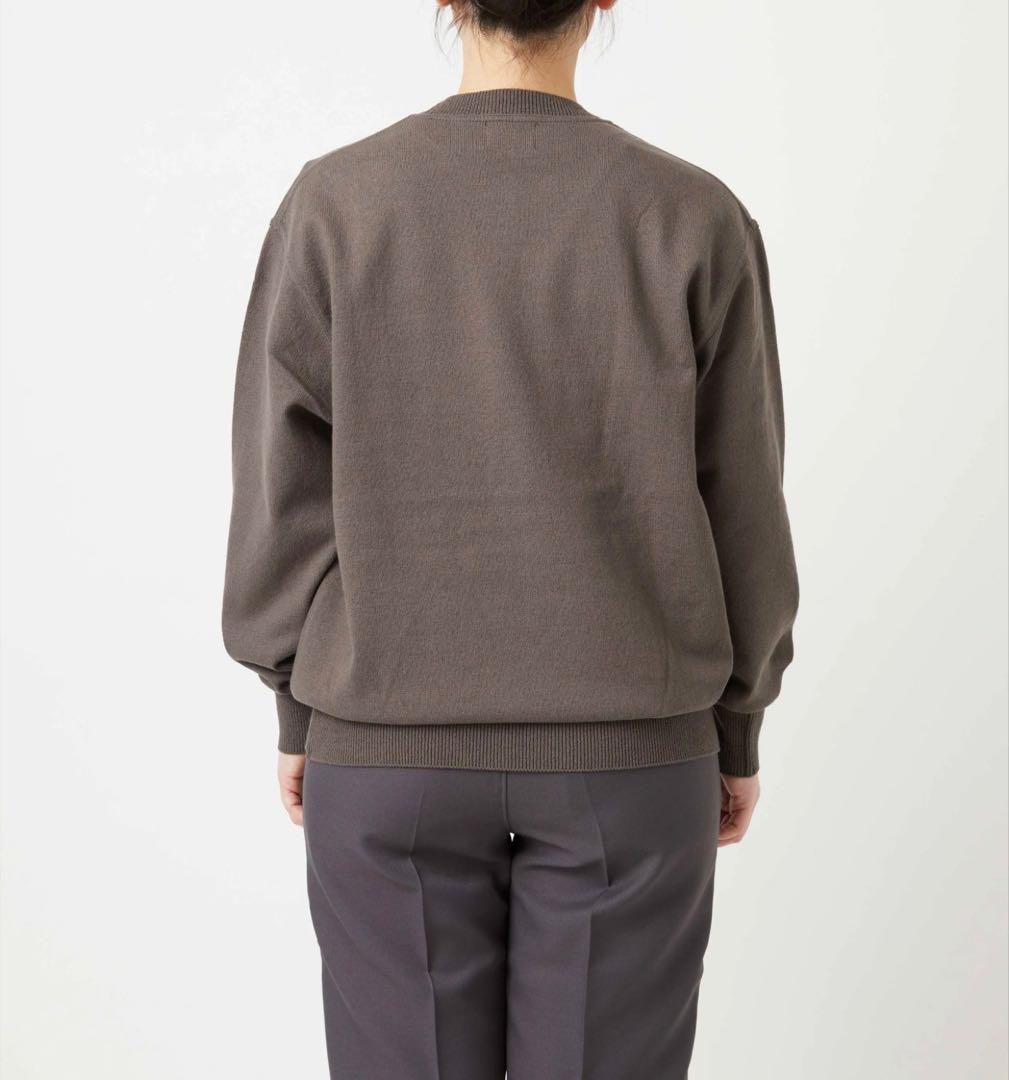 トップス Yonetomi WAVE COTTON KNIT PULLOVER