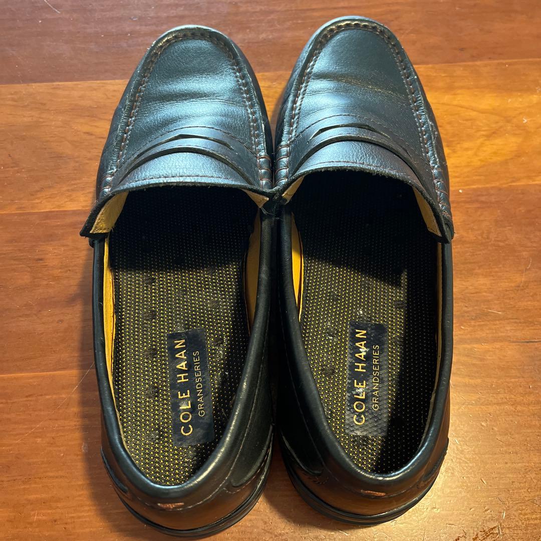 コールハーンのブラックローファーとREGALのドレスシューズ2足セット　26.5