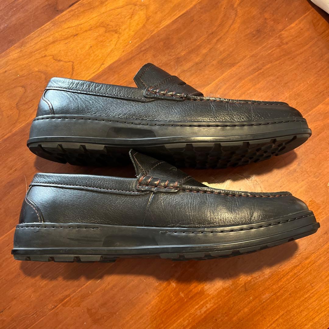 コールハーンのブラックローファーとREGALのドレスシューズ2足セット　26.5