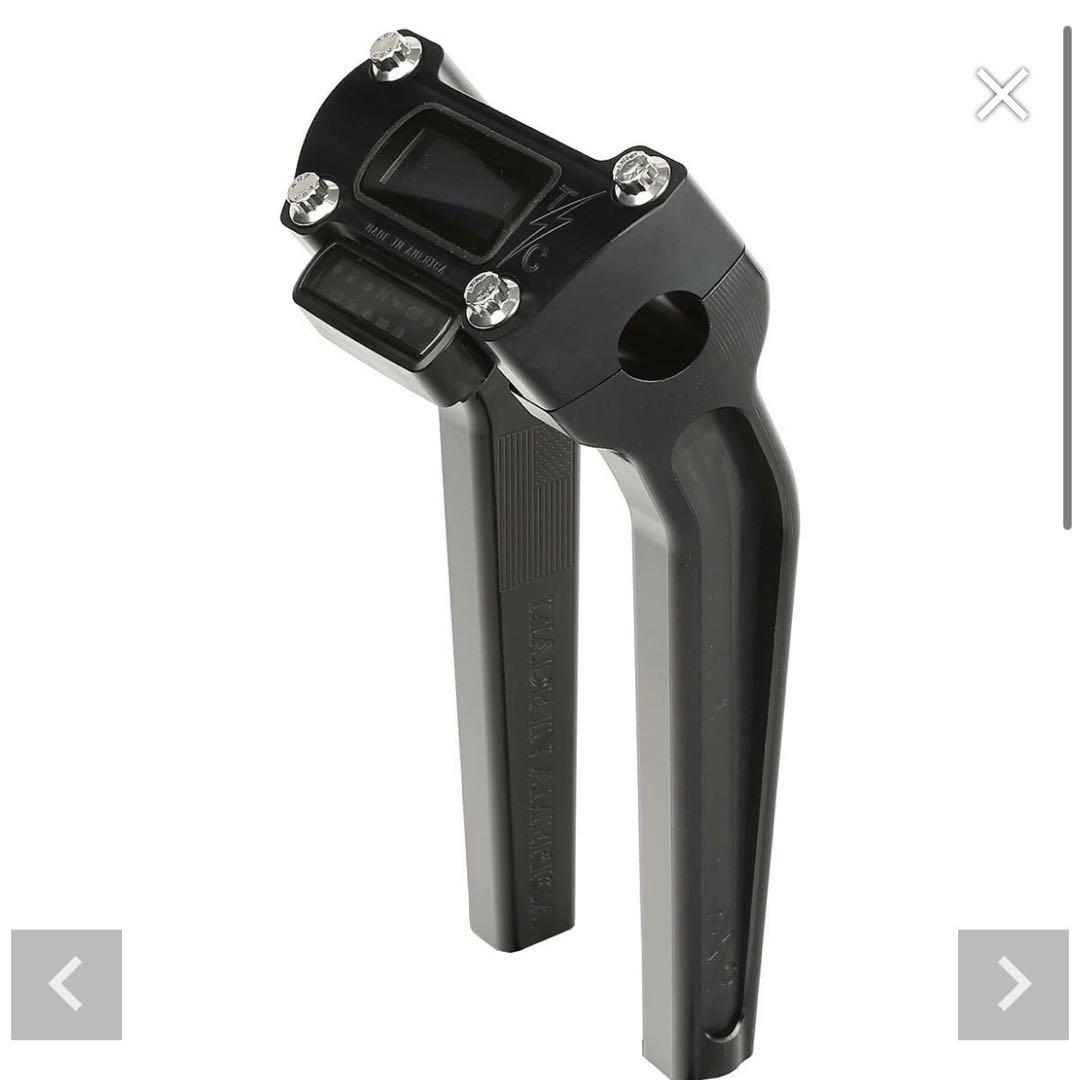 スラッシンサプライ　9.5インチプルバックライザー　ブラック