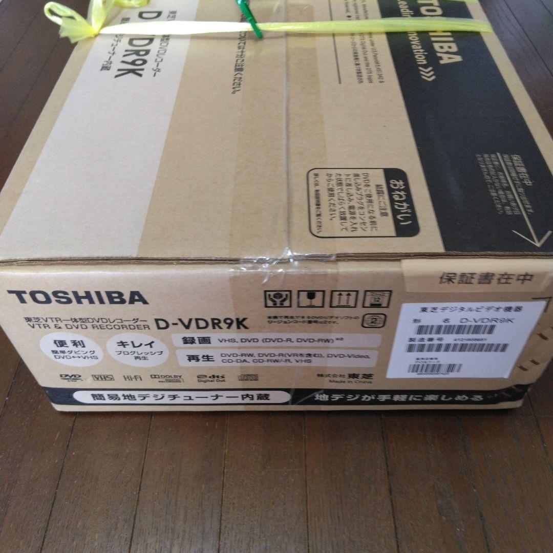 東芝vtr一体型DVDレコーダー D-VDR9K