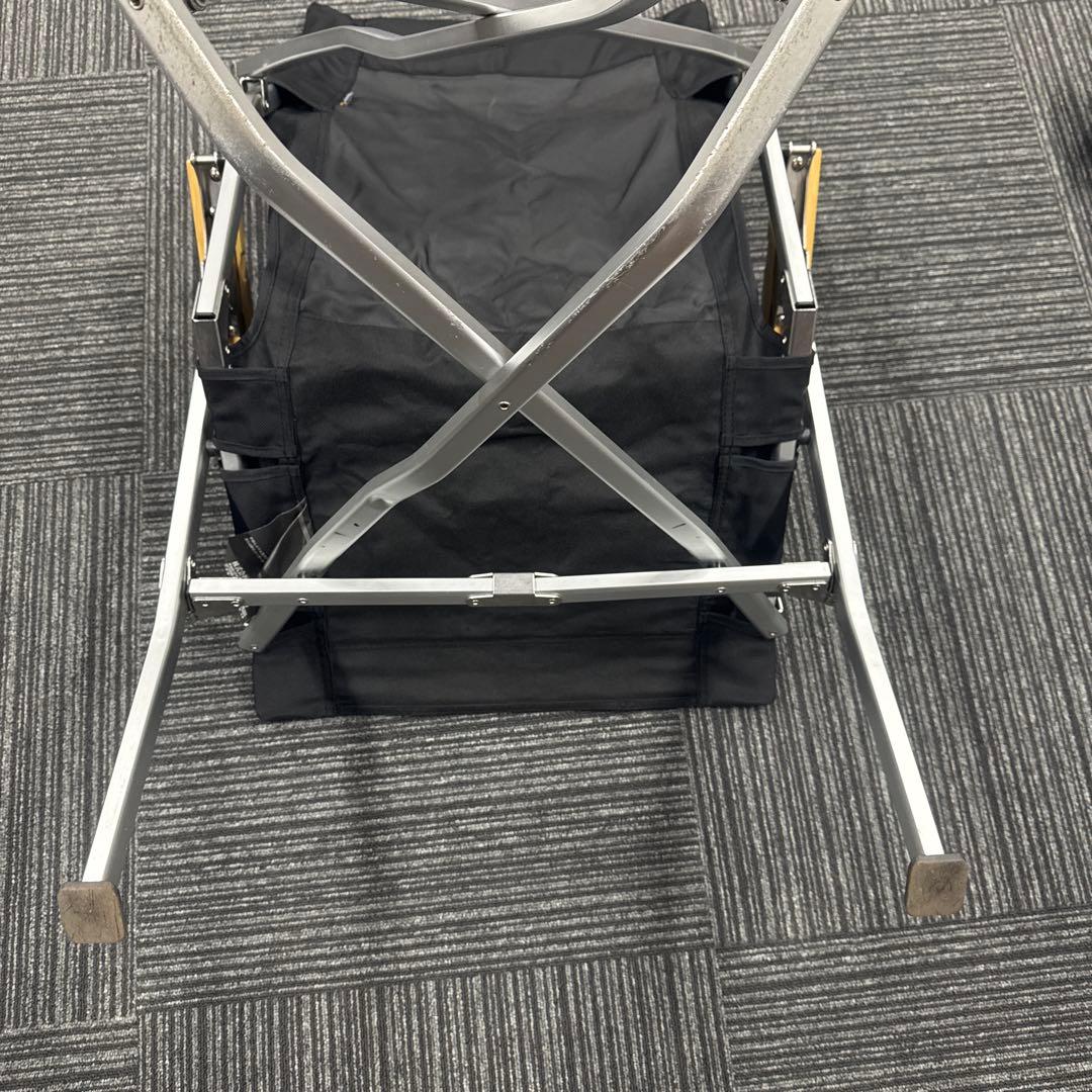 スノーピークのガーデンローチェア30 ブラック