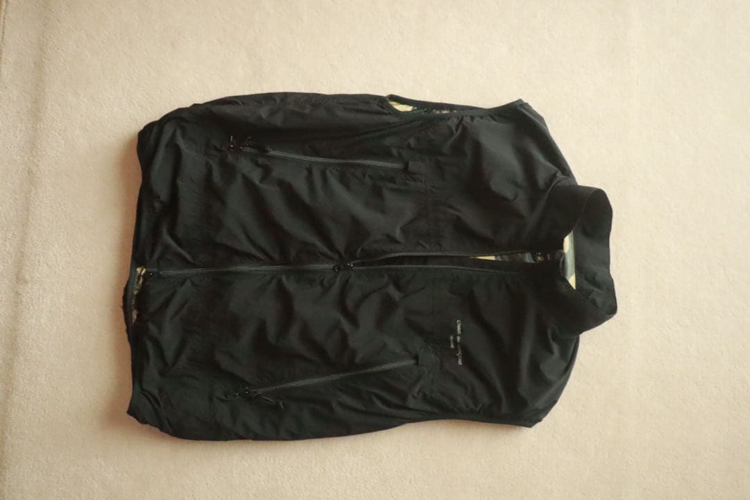 コムデギャルソンオム ブラック ナイロン ベスト 24ss