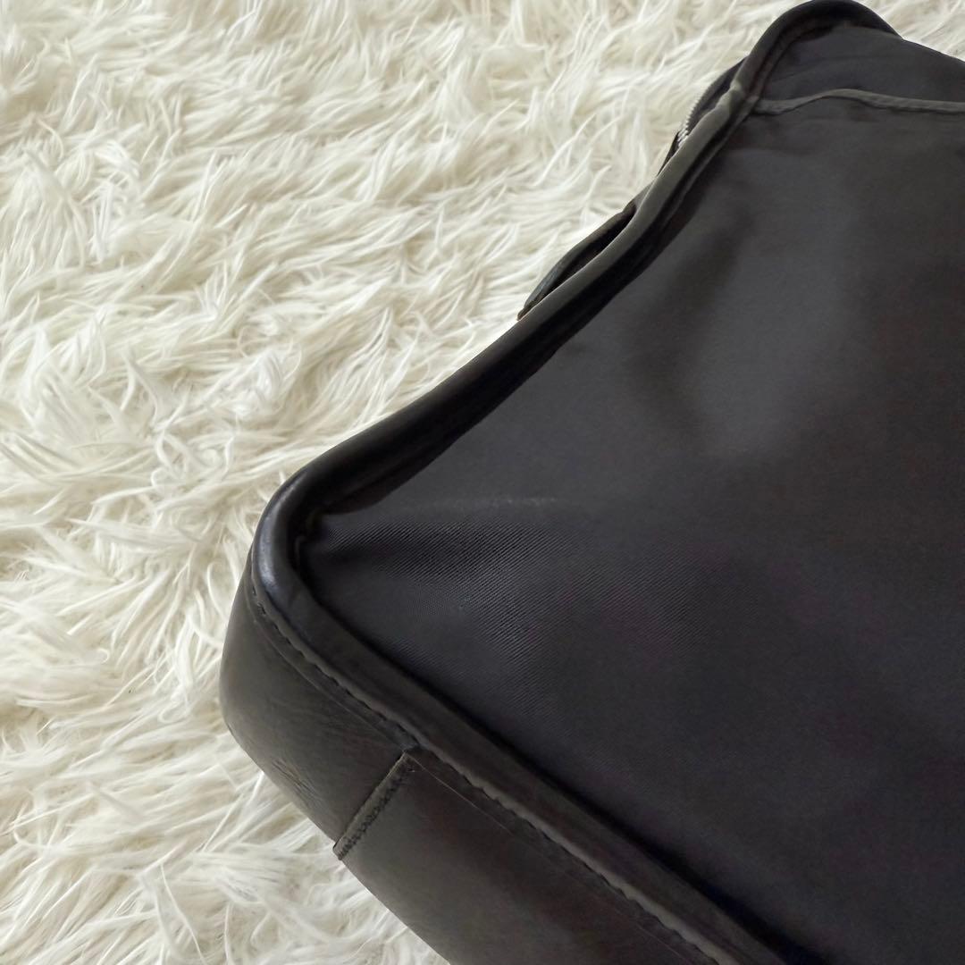 【フェリージ】ビジネスバッグ　ブリーフケース レザー　ナイロン ブラック