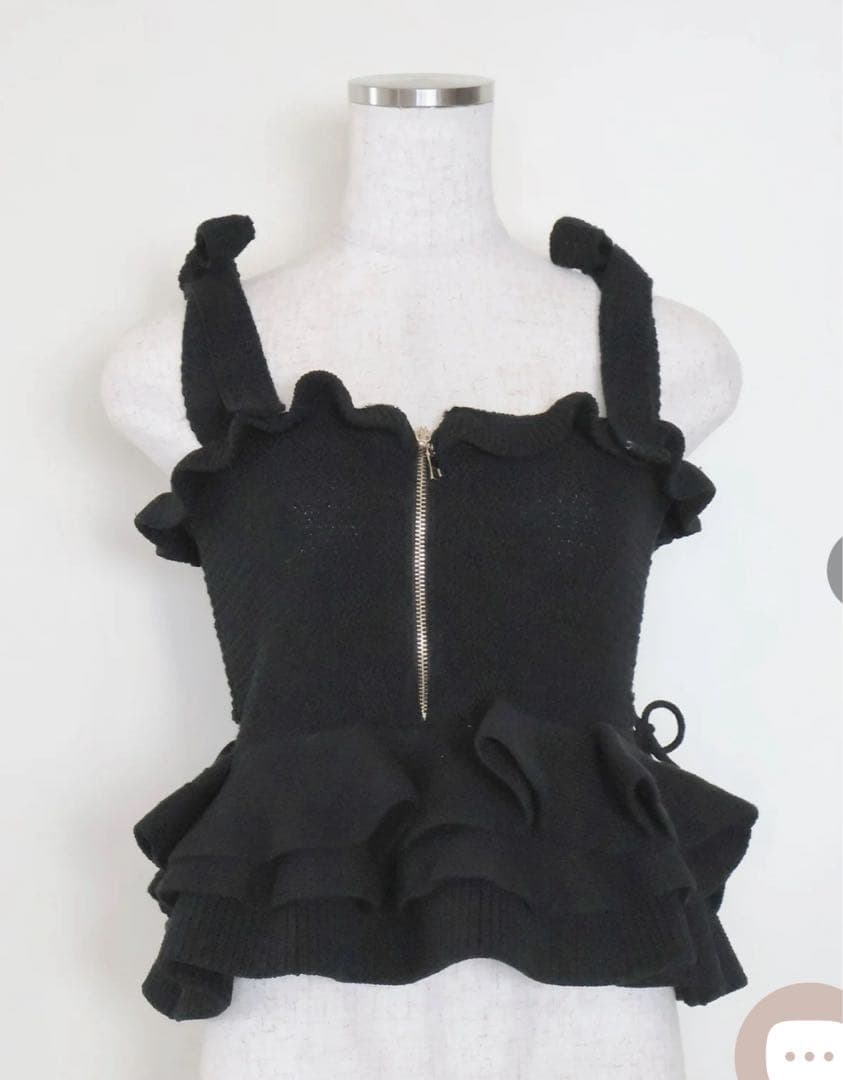 限定値下げ RANDY 完売タグ付き未使用 2wayストリングコアニットトップス