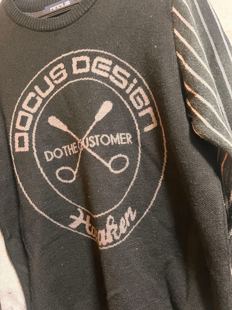 ドゥーカス DOCUS | セーター カントリー ストライプセーターゴルフウェア