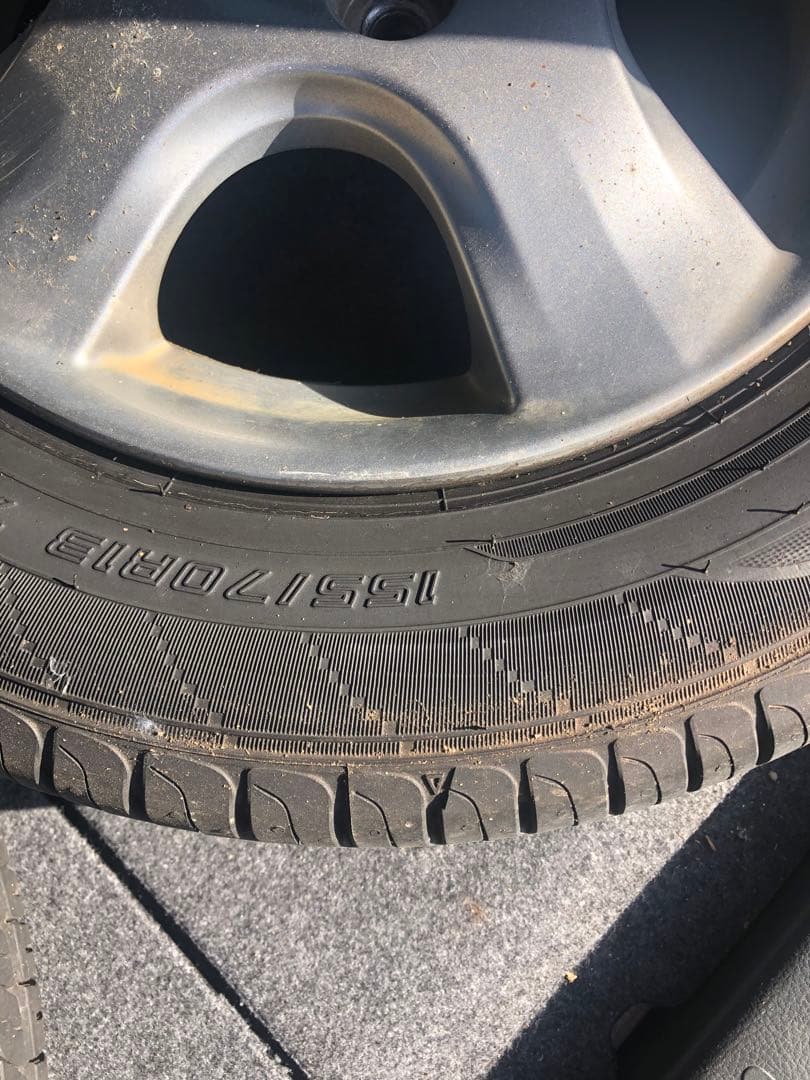 13インチ ホイールとDUNLOPタイヤセット