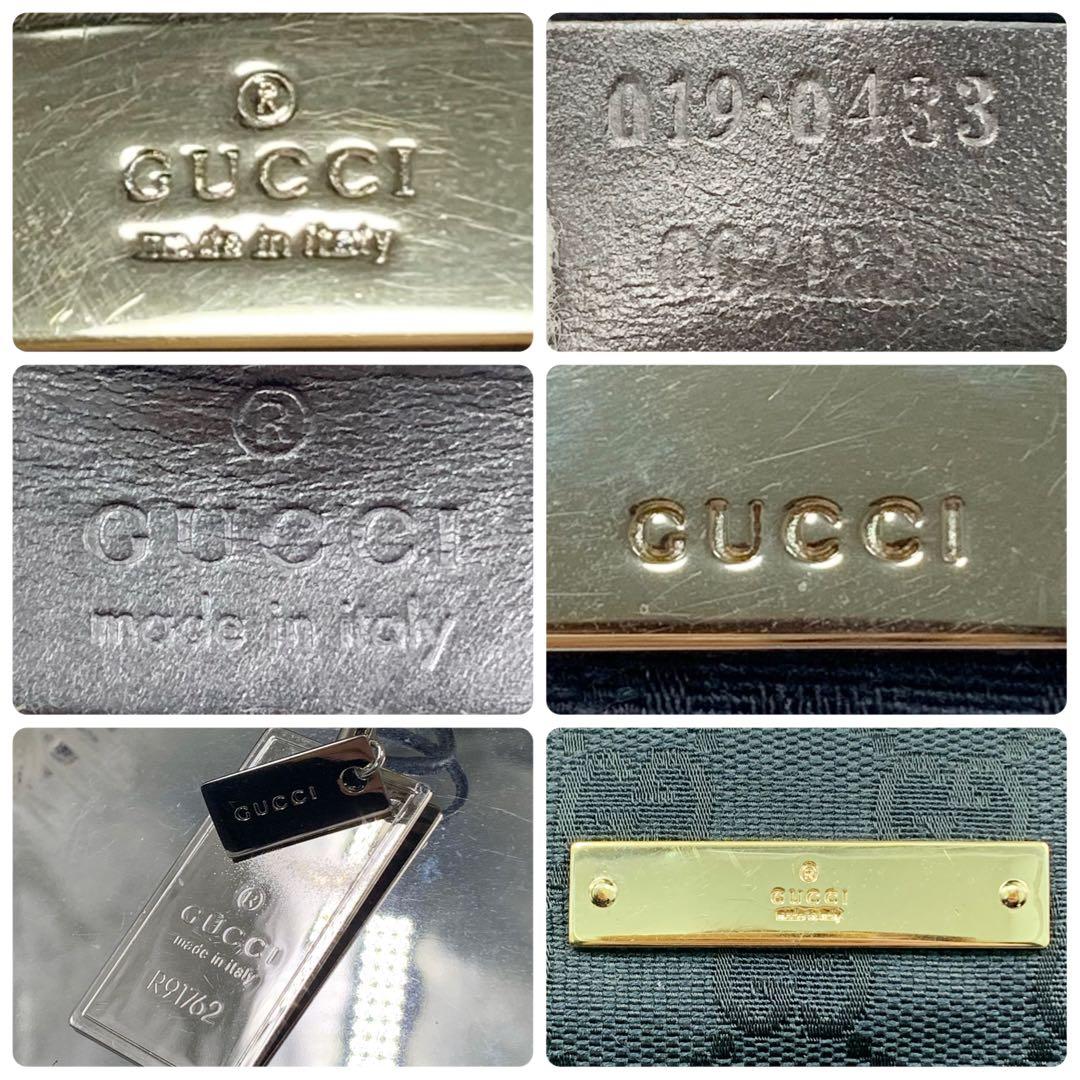 【✨極美品✨】グッチ ワンショルダーバッグ GGキャンバス ブラック