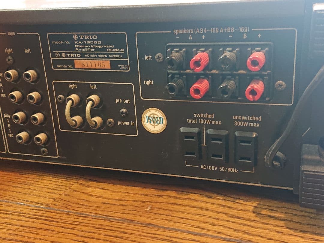 TRIO KA-7300D プリメインアンプ ジャンク