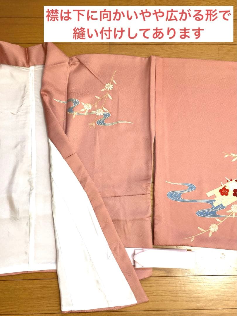 【うさぎ】二部式着物(訪問着)➕作り帯(二重太鼓)