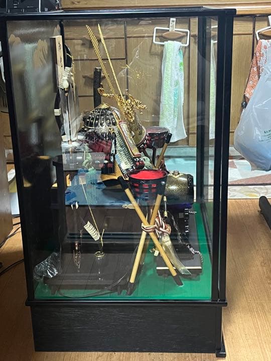 五月人形　兜　オルゴール付き　ライト付き