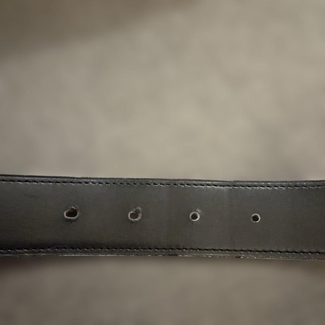 HERMES ブラウンレザーベルト H型バックル