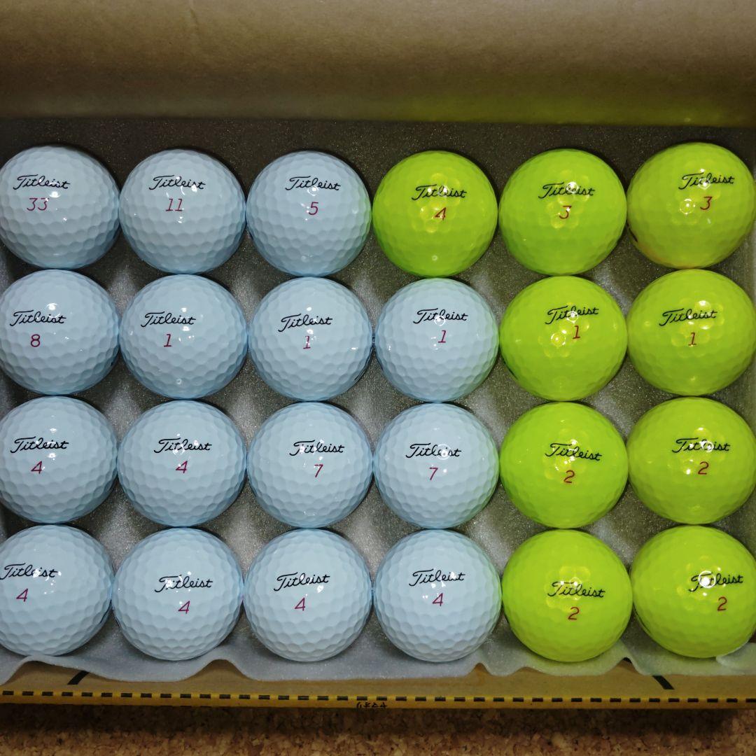 【超超美品!!】タイトリスト PROV1X ロストボール ゴルフボール 24球