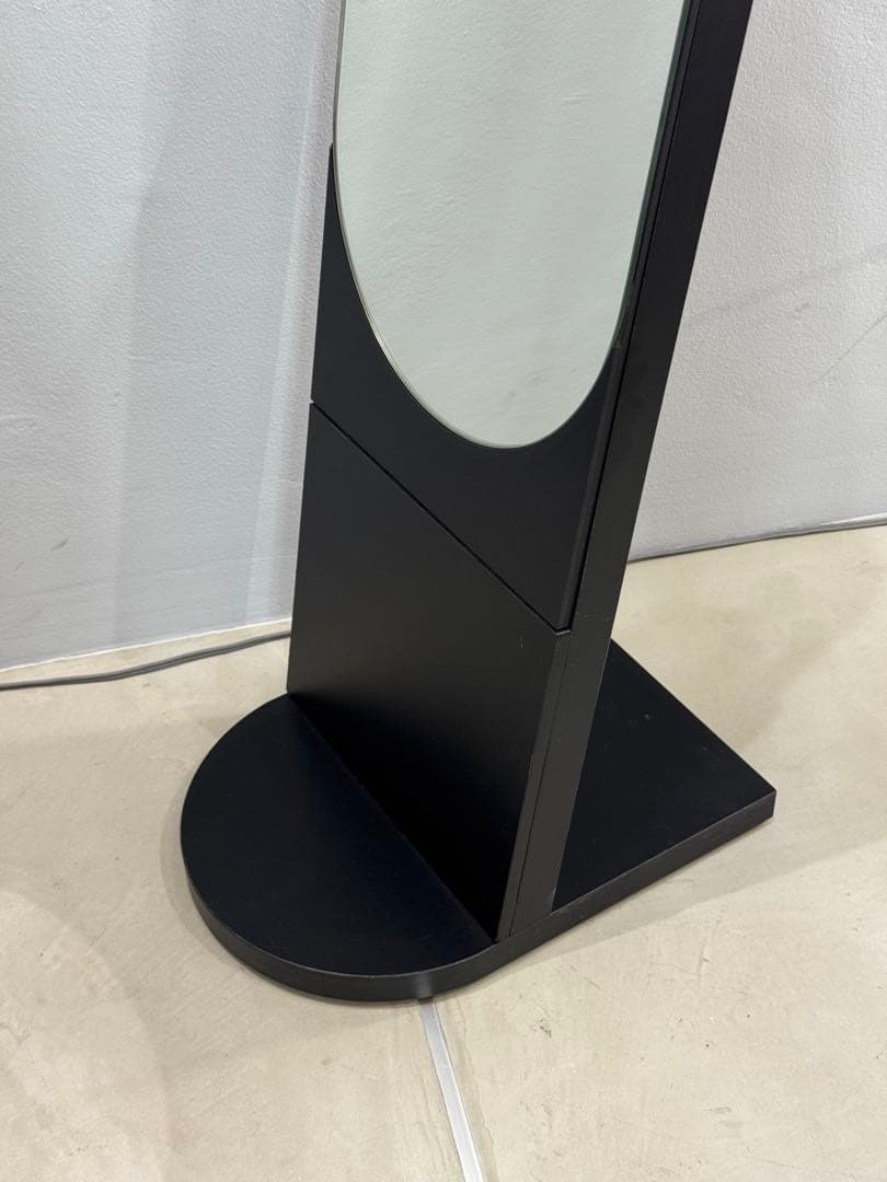 80's SHISEIDO スタンドミラー 姿見 スペースエイジ ポストモダン