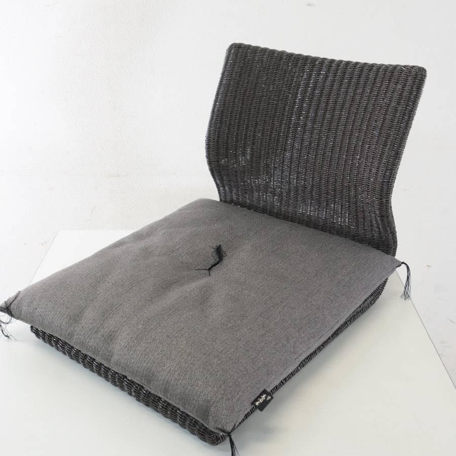 京都洛中高岡屋 座布団 + FLYMEe フォロー フロアチェア 2脚セット