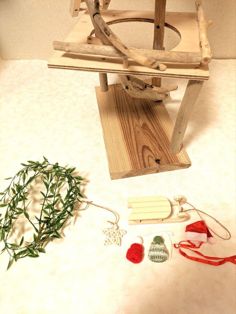 バードアスレチック67 流木 バードジム　バードトイ　クリスマス