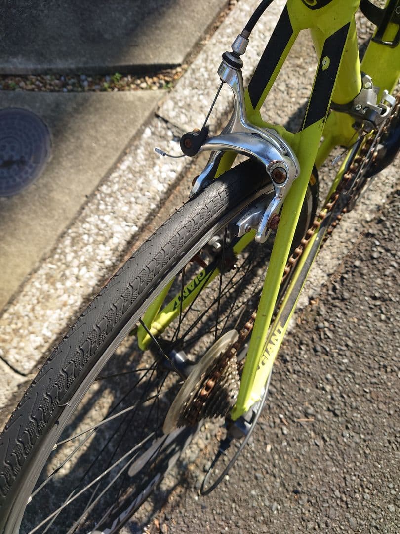 現状品要修理 GIANT TCR　エスポワール　ジュニア　ロードバイク イエロー