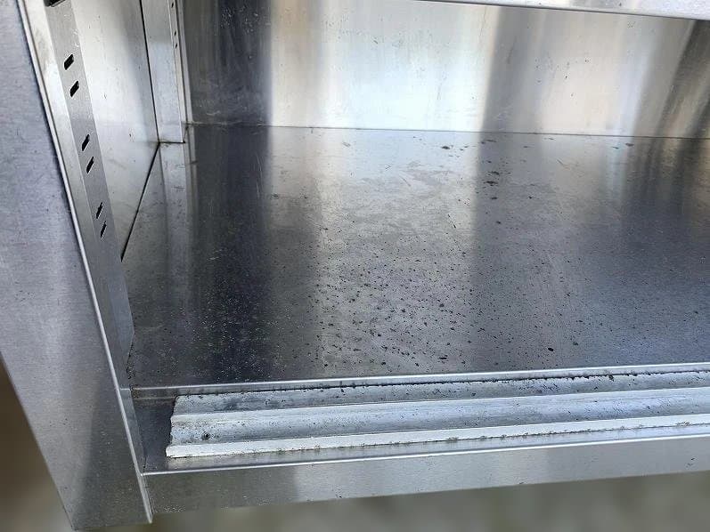 マルゼン 業務用 キャビネットテーブル ステンレス製作業台 引き戸付き 厨房