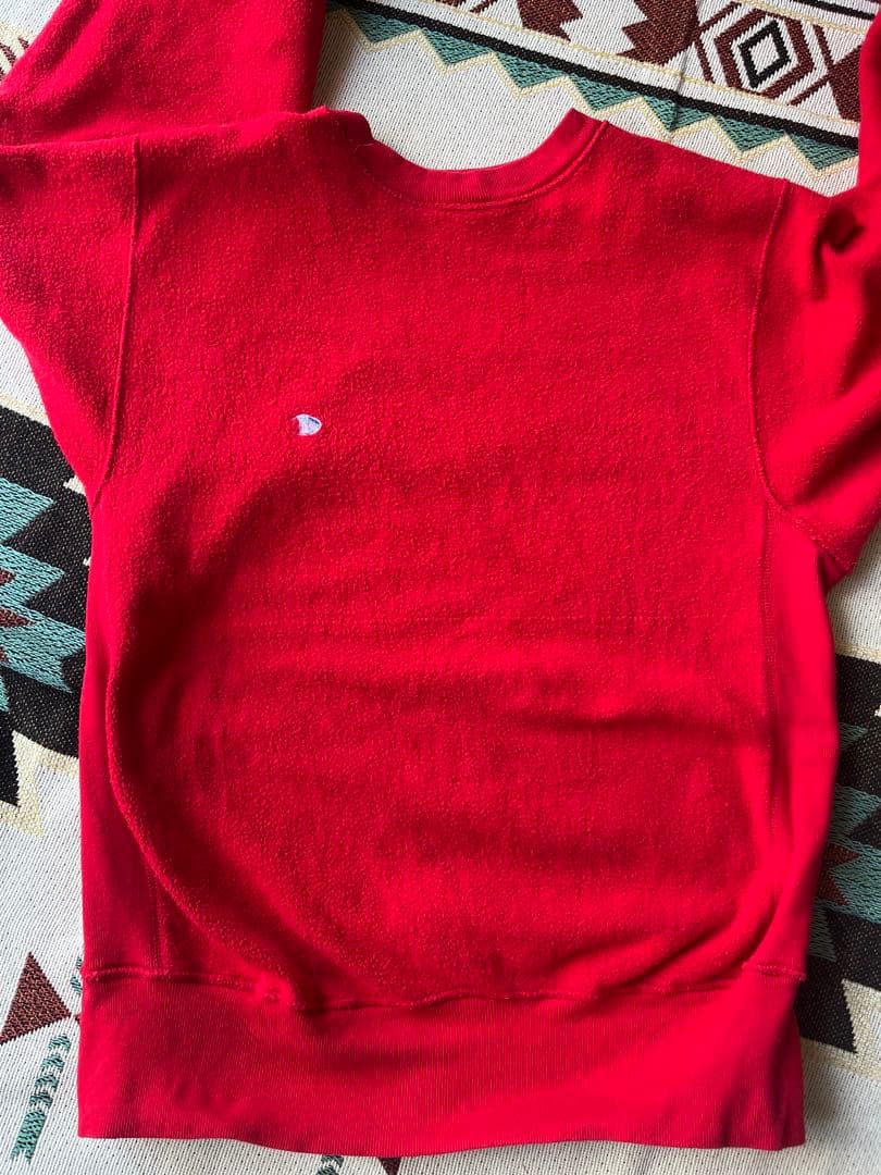 champion usa リバースウィーブ 美品 スウェット 赤 刺繍タグ