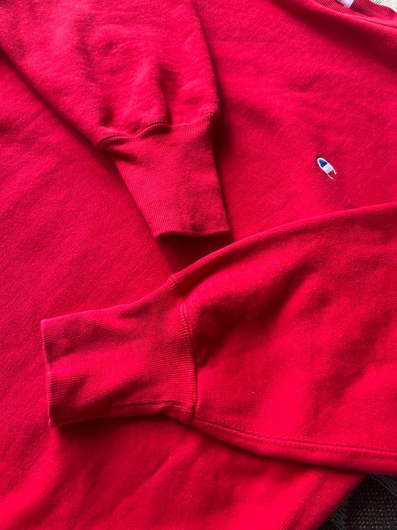champion usa リバースウィーブ 美品 スウェット 赤 刺繍タグ