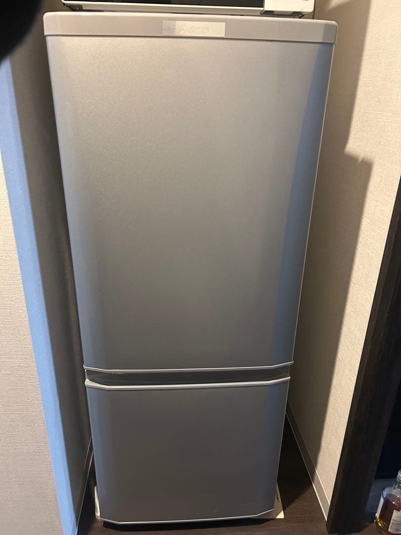 三菱 冷蔵庫 ボトム冷凍室 右開き 146L MR-P15A S