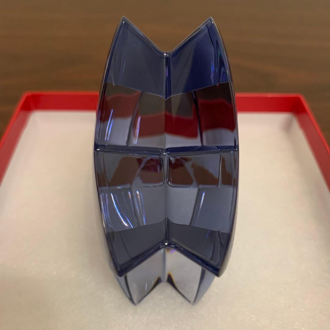 ⭐️未使用⭐️バカラ⭐️ザンザンスター⭐️ブルー⭐️青⭐️星⭐️クリスタル⭐️レア⭐️箱付き⭐️紙袋
