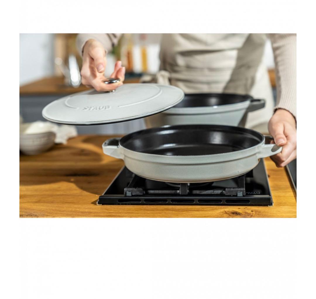 スタッカブルココット24cm 3pcsセット　カンパーニュ 新品未使用