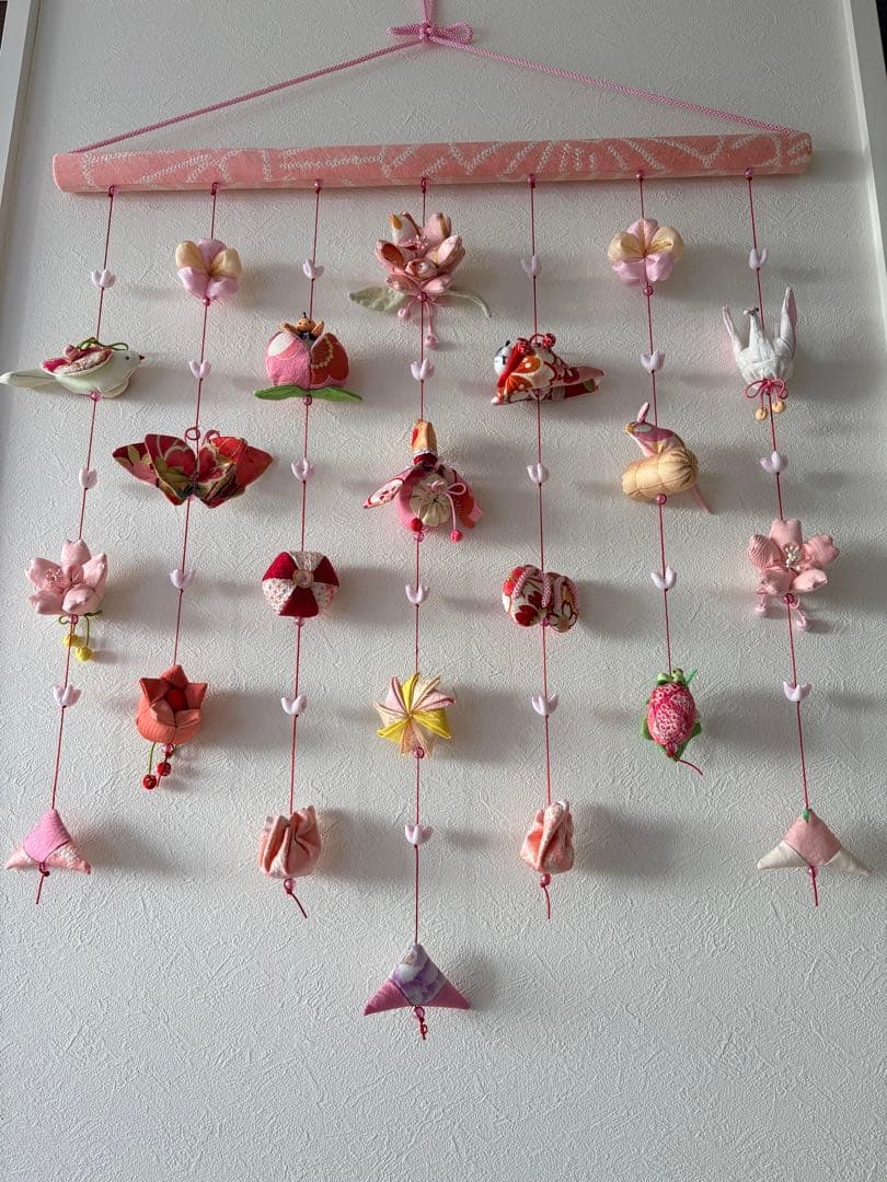 可愛いつるし雛No.186 壁掛けタイプ・ひな祭り・桃の節句・さげもんつるし飾り