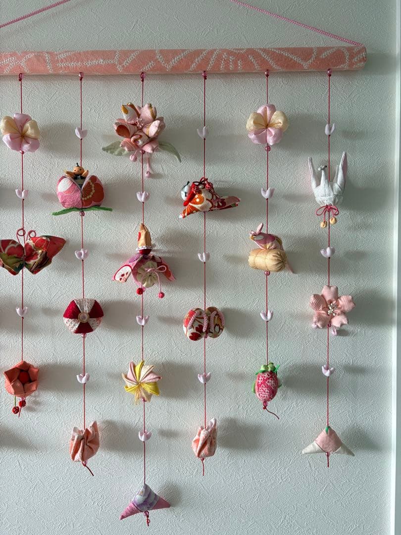 可愛いつるし雛No.186 壁掛けタイプ・ひな祭り・桃の節句・さげもんつるし飾り