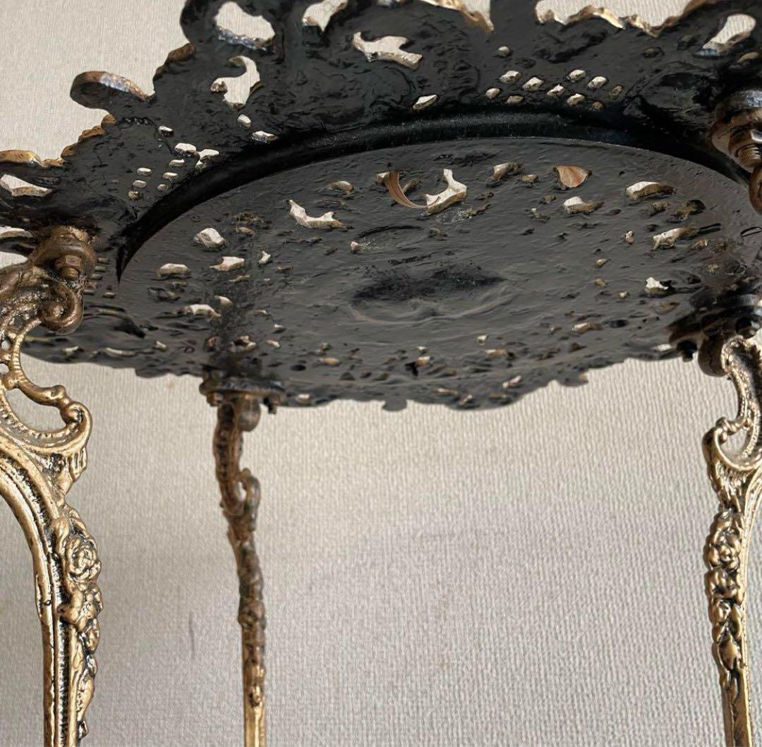 フランスアンティーク 真鍮 フラワースタンド