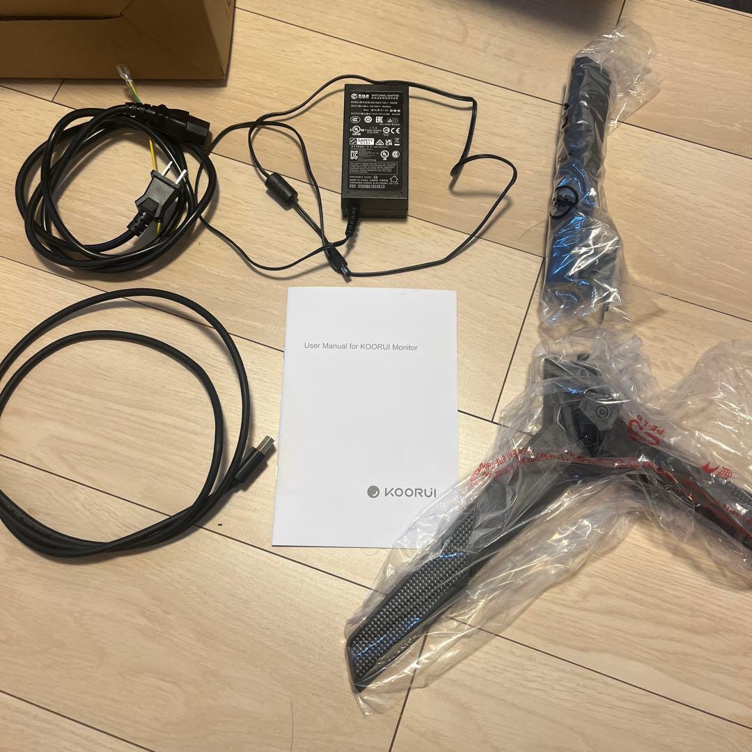 KOORUI ゲーミングモニター WQHD 27インチ 湾曲モニター180Hz