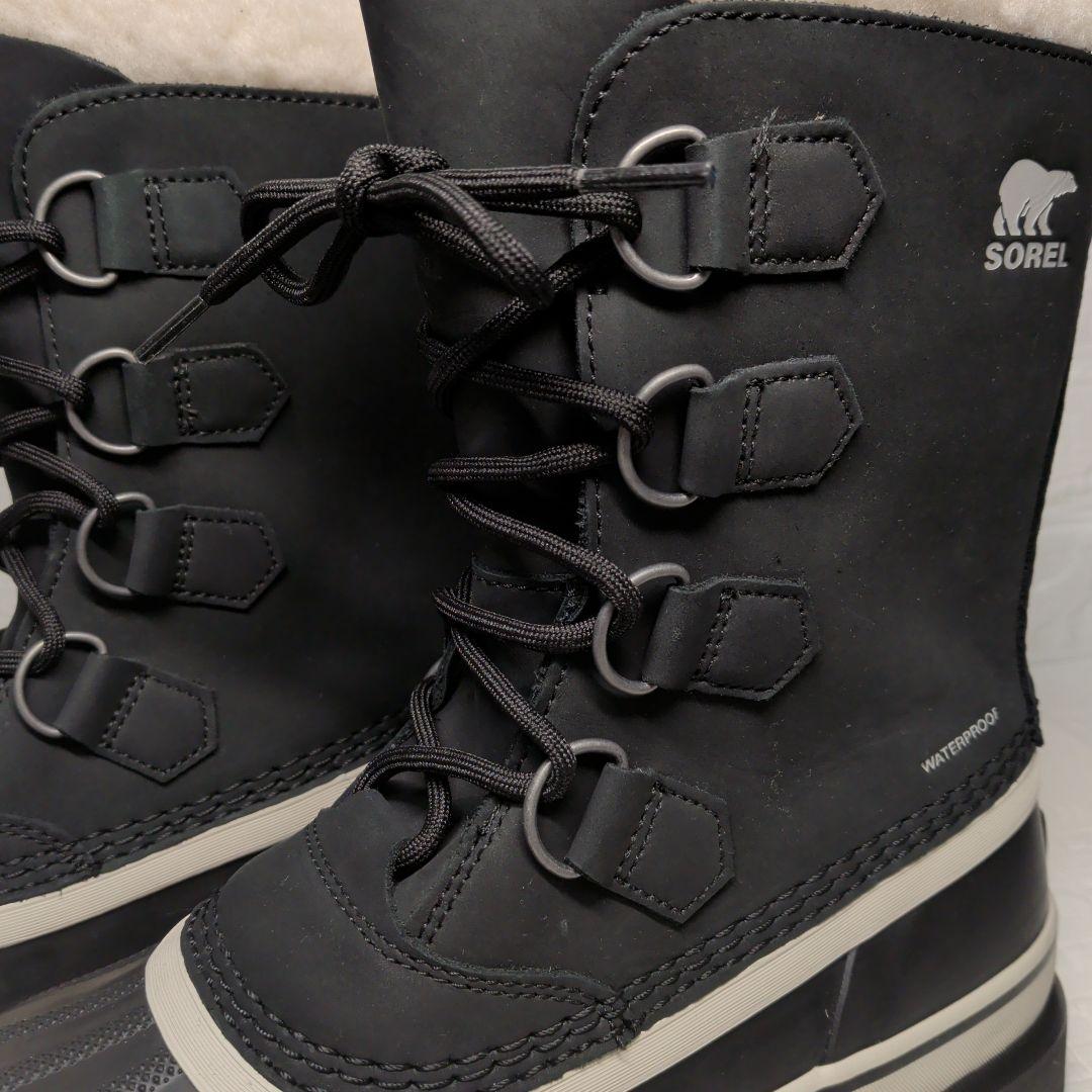 SOREL ソレル Caribou スノーブーツ レディース 黒 24cm