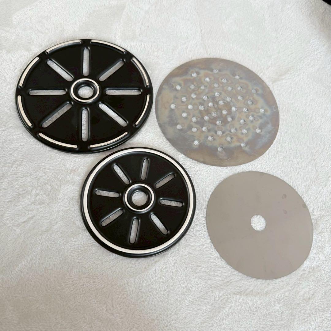 セラミックジャパン IH 土鍋 L S セット ブラック　蒸し器にも