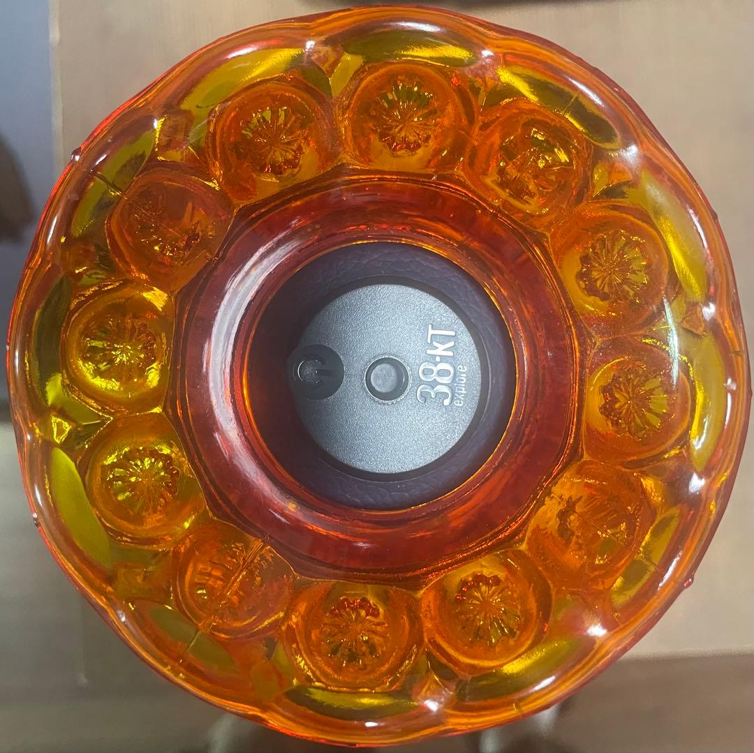 工芸品 Amberina Red amber Lamp Shade