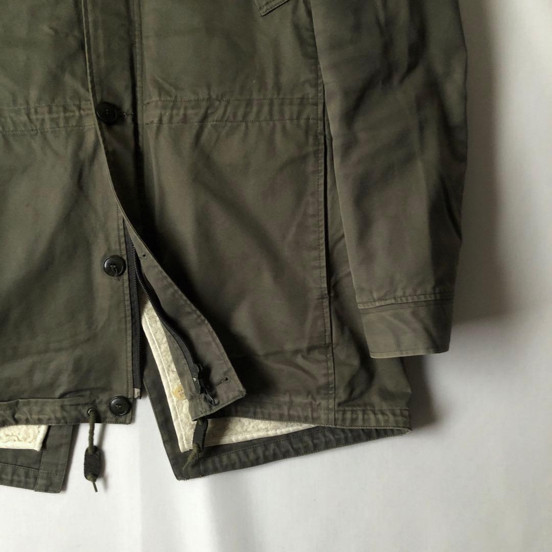 【秋冬】チュニジア製 A.P.C アーペーセー ボアライナー付き モッズコート