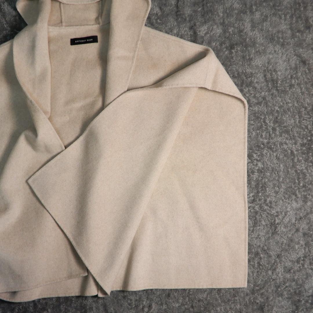 バースデーバッシュ ハンドメイド フード ポンチョ コート 羽織 F 1.8万