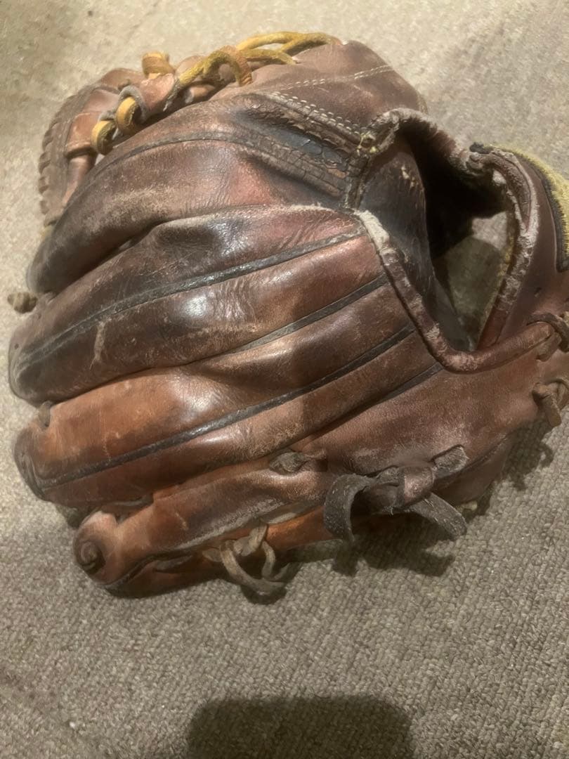 ミズノプロ　ブラウン レザー 硬式グローブ