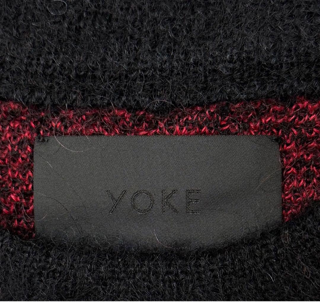 【美品】YOKE24AW KID MOHAIR JACQUARD SWEATER