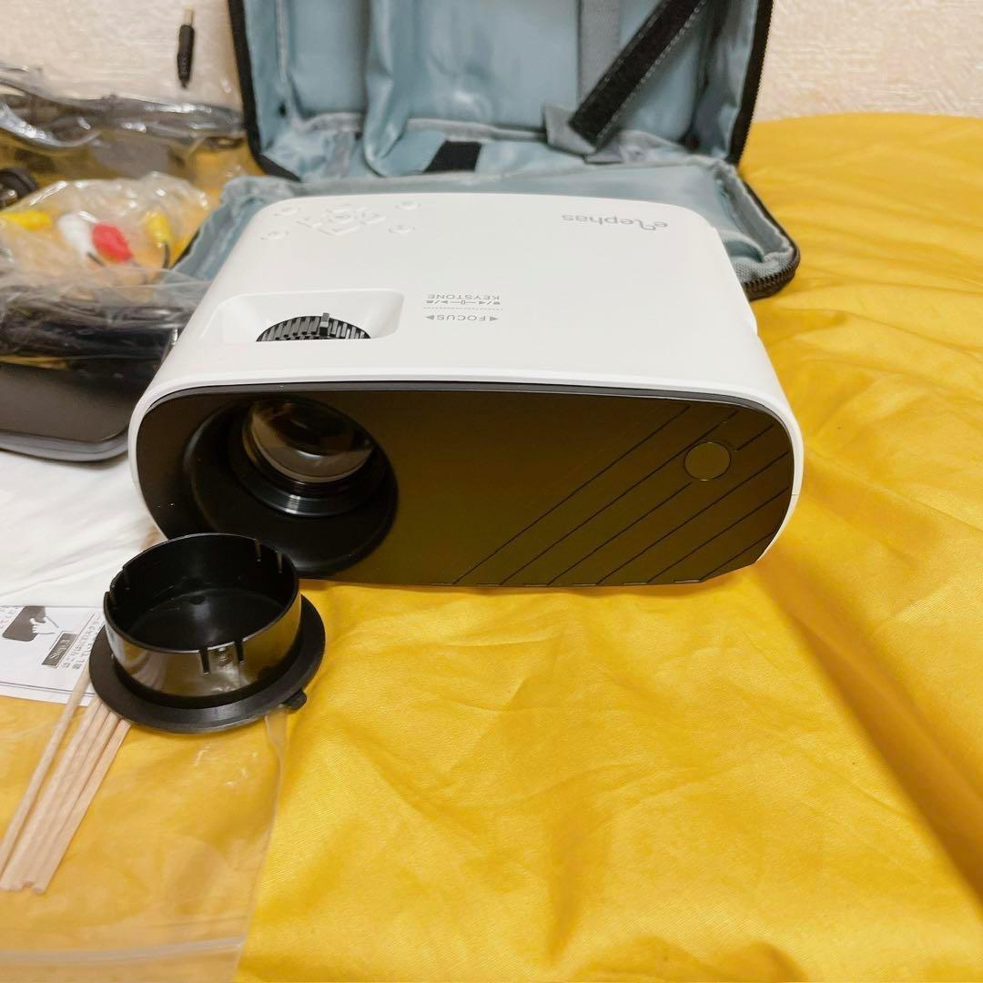✨三脚と専用バック付き✨プロジェクター 小型 ELEPHAS 超小型 家庭用