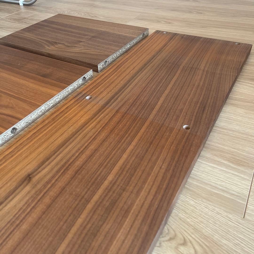 無印良品 スタッキングシェルフ・追加2段・ウォールナット材②