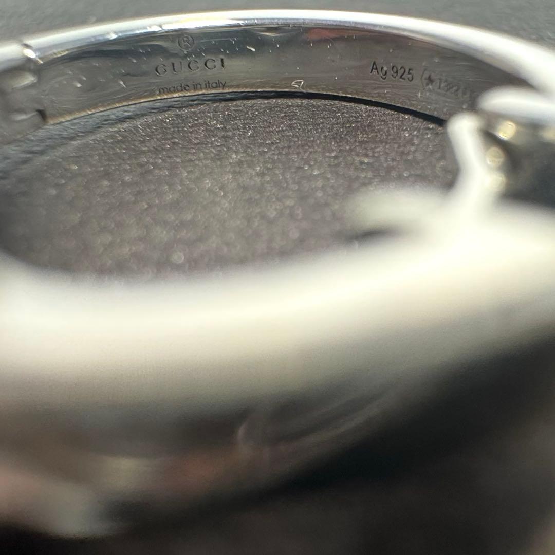 グッチ ピアス インターロッキング　フープピアス　シルバー925 リング