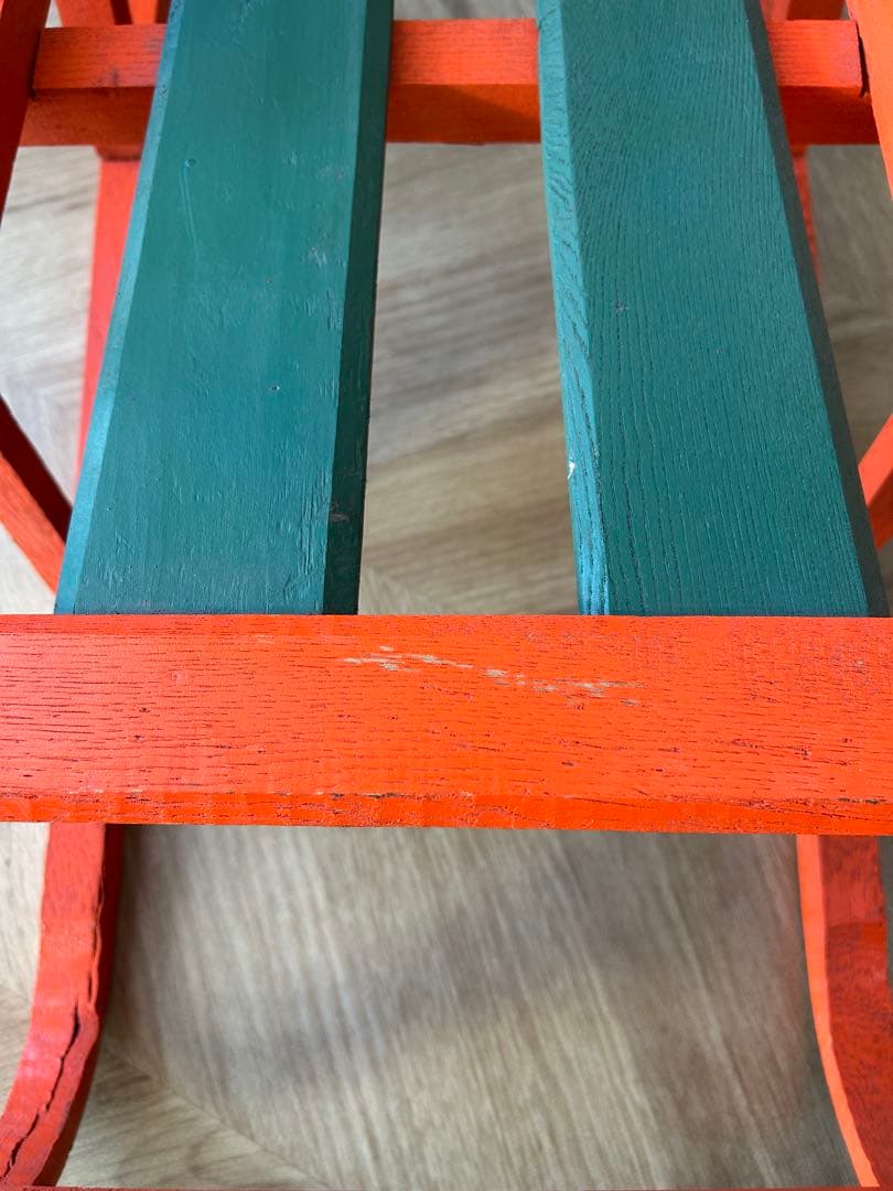 昭和レトロ 曲げ木 手押し木製そり 週末限定値下げ