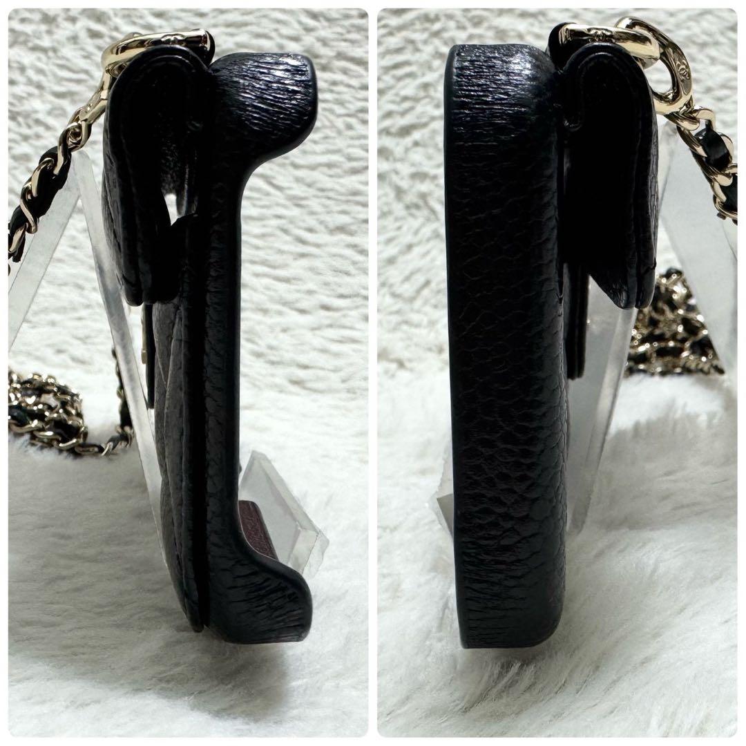 美品✨ シャネル iPhone 14Pro チェーンショルダー スマホケース